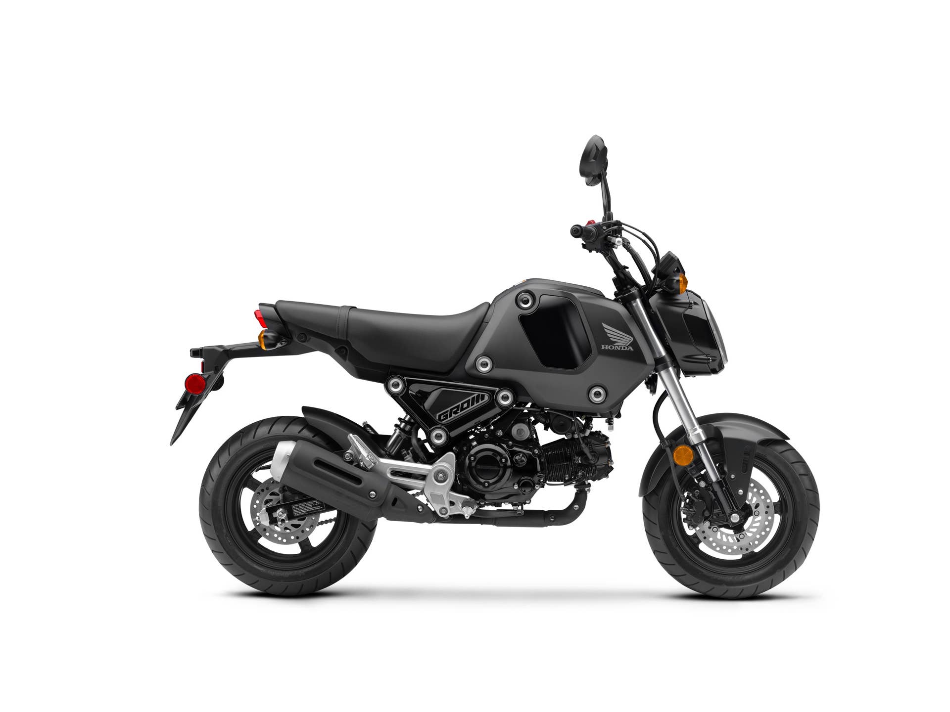 2022 Honda Grom Matte Black Metallic RHP
