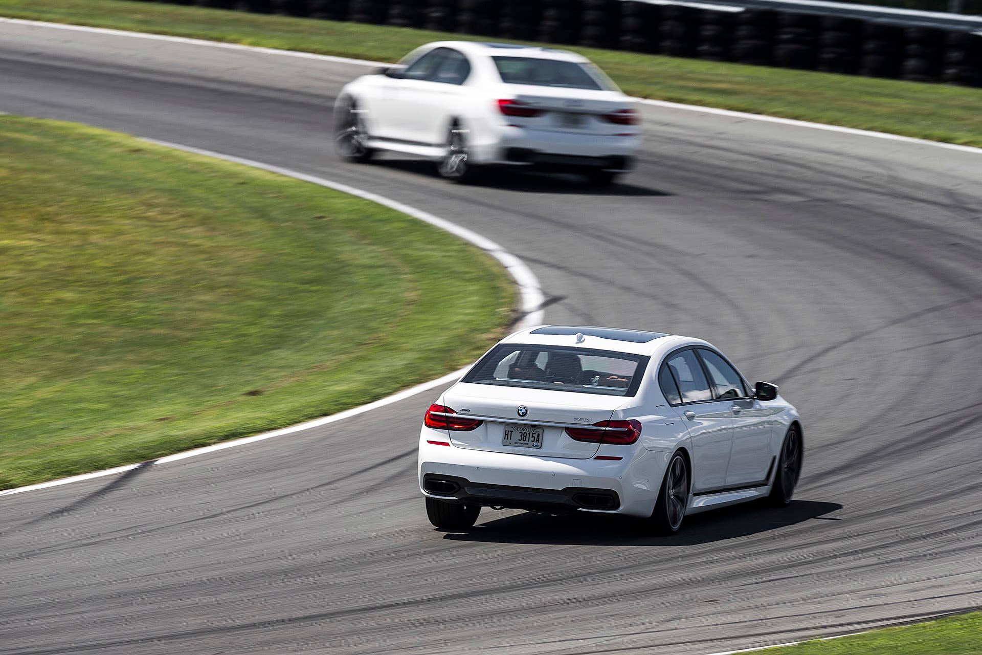 2016 BMW 7 Series on track