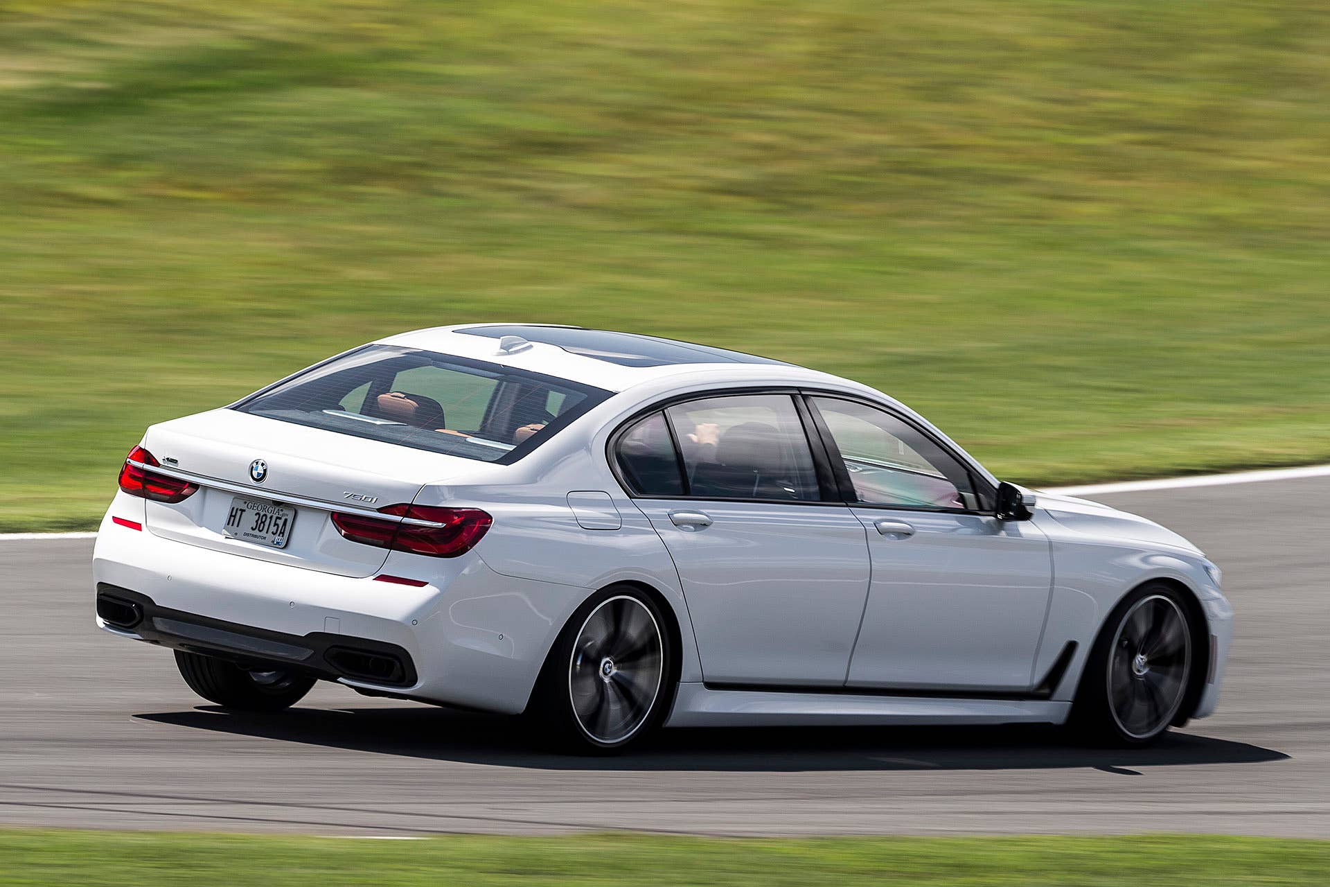 2016 BMW 7 Series on track