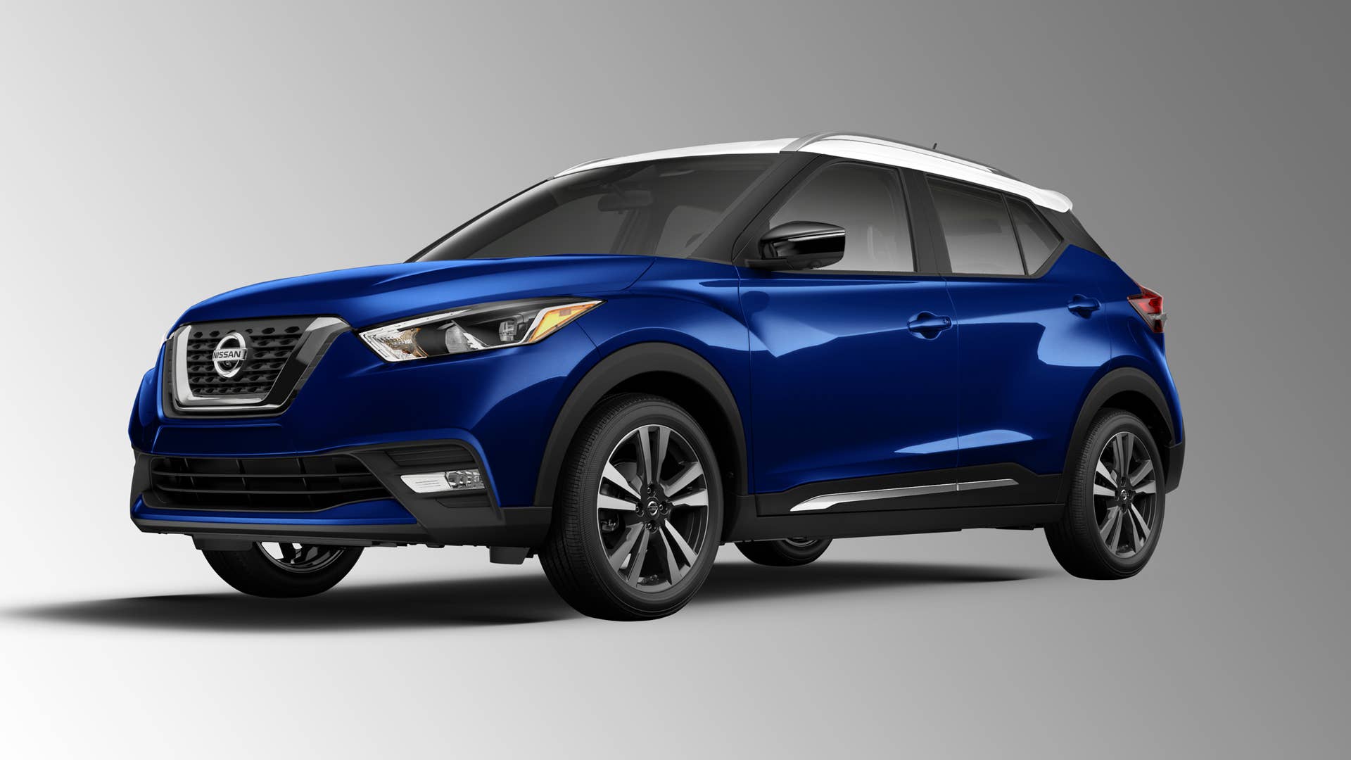 The Nissan Kicks is designed to fit the needs of singles or couples looking for expressive styling, personal technology, smart functionality and advanced safety features at an affordable price. Kicks is offered in a range of seven exterior colors – plus five two-tone combinations (Fresh Powder TriCoat/Deep Blue Pearl shown here). For the 2020 model year, Kicks adds standard Nissan Safety Shield 360 technology