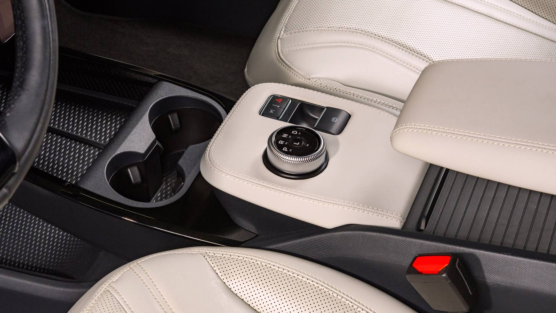 Available Ice White Appearance Package on appropriately configured 2022 Mustang Mach-E and Mustang Coupe models. Closed course.