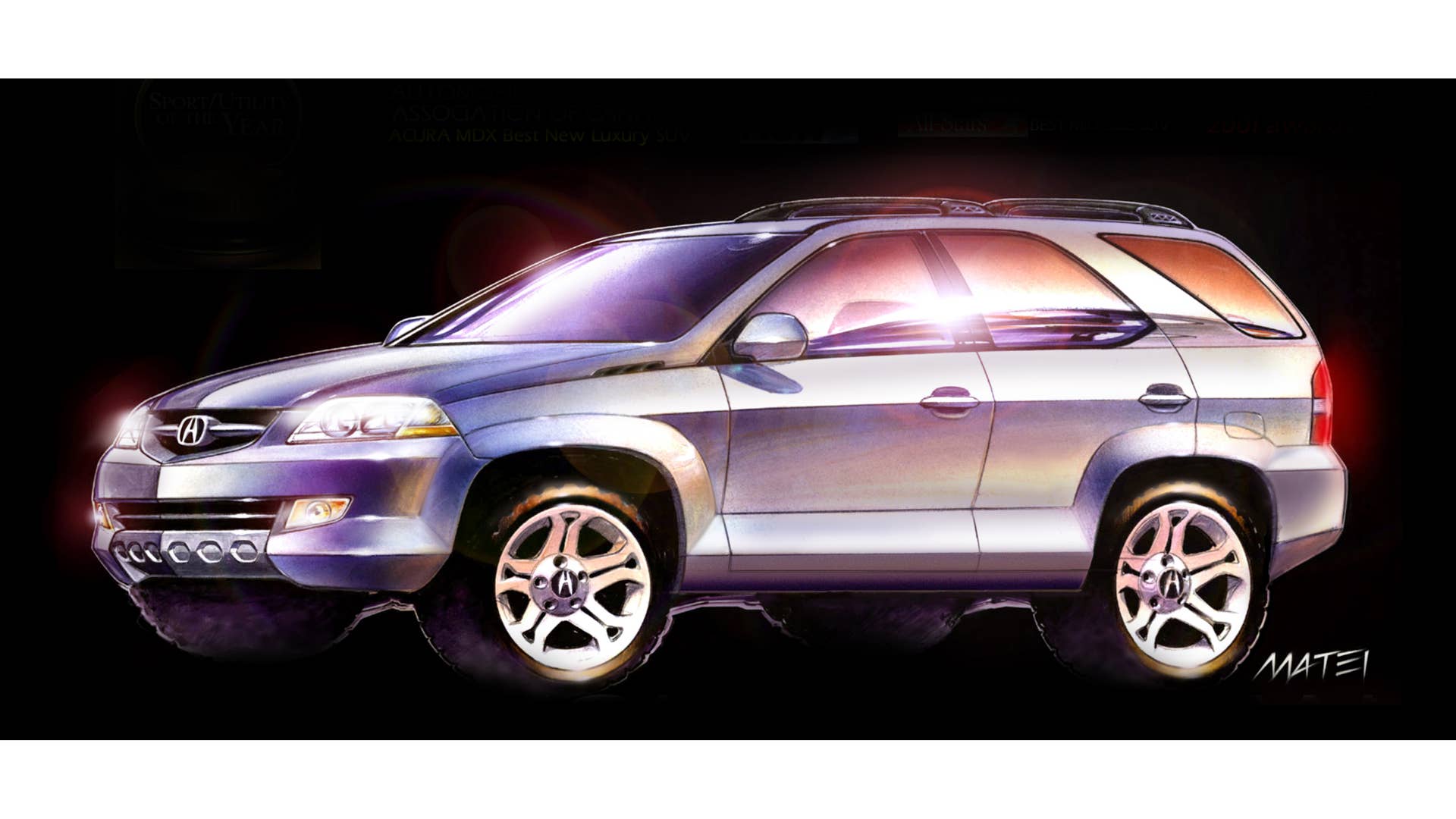 Acura MDX Gen 1 Sketch