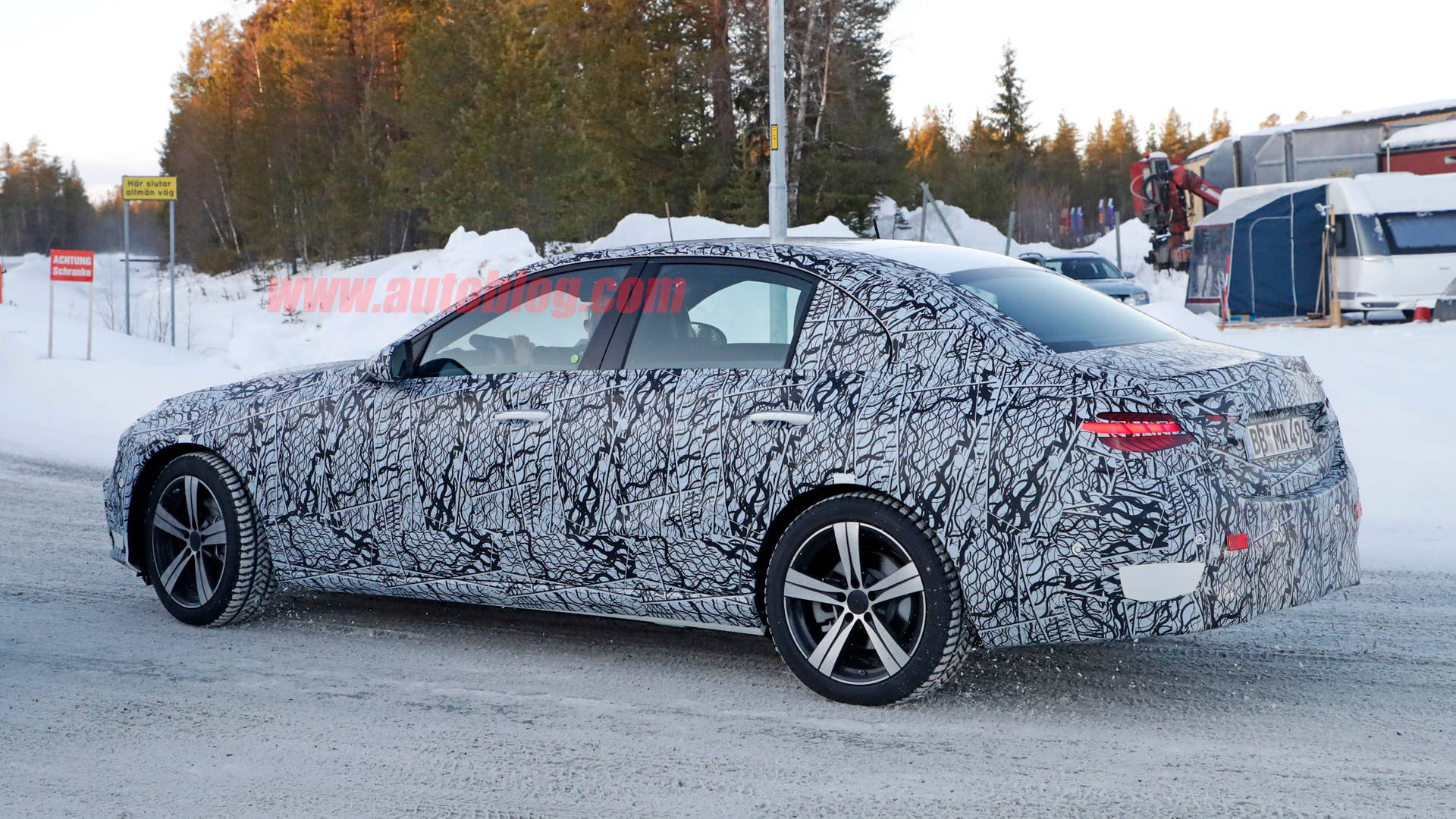2021 Mercedes-Benz C-Class prototype