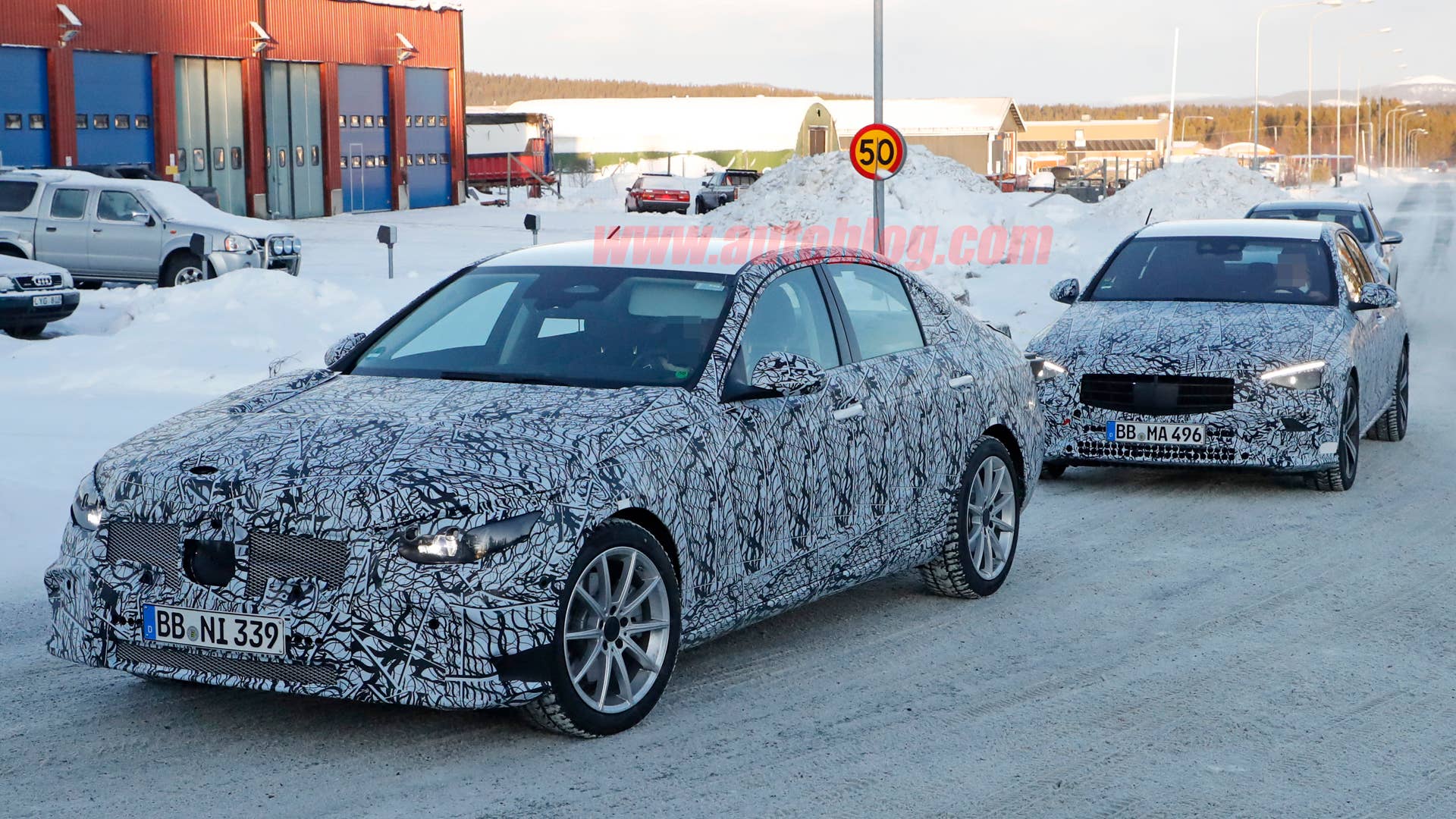 2021 Mercedes-Benz C-Class prototype