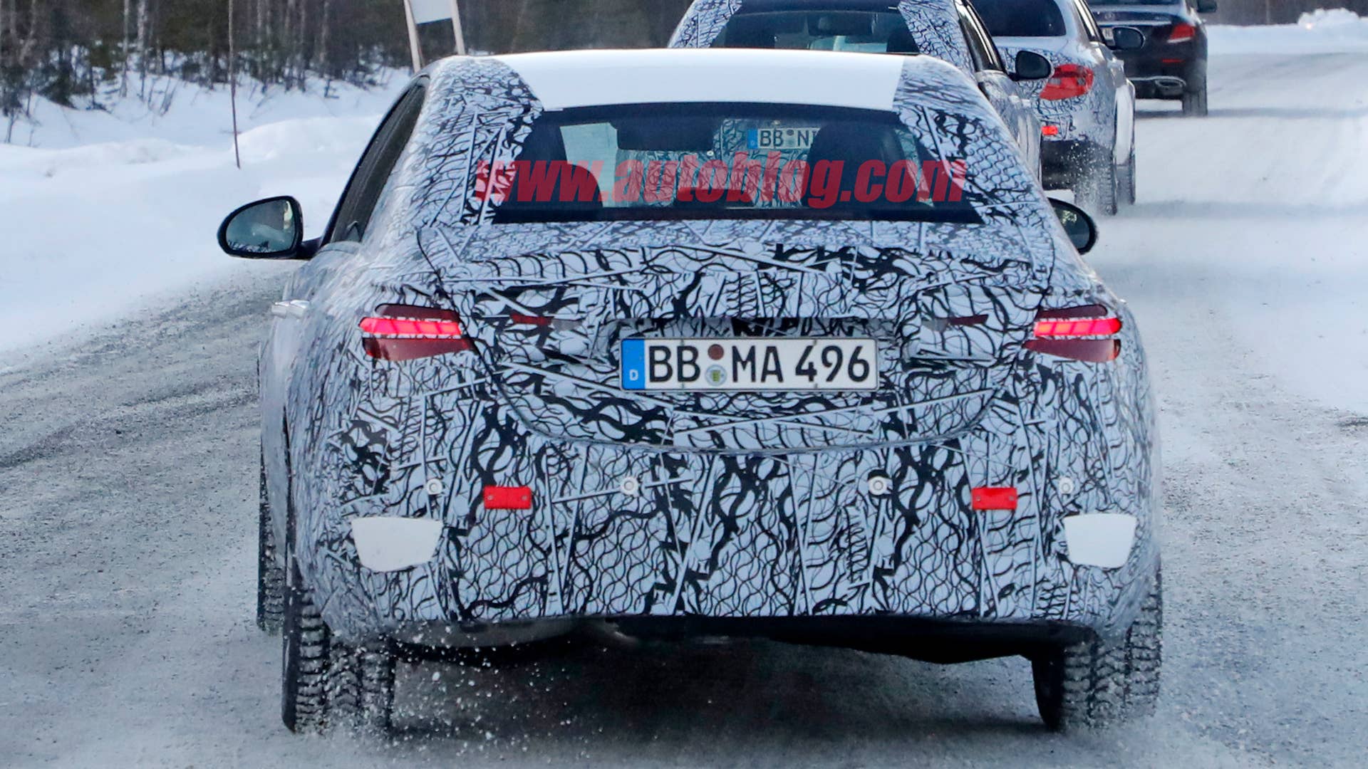 2021 Mercedes-Benz C-Class prototype