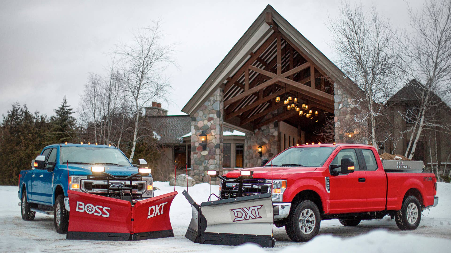 2020 Ford F-Series Super Duty offers a maximum Snow Plow rating of 1,400 pounds when properly specified with the Snow Plow Prep Package, as well as available cold weather features like windshield wiper de-icer, heated steering wheel and heated front and rear seats.