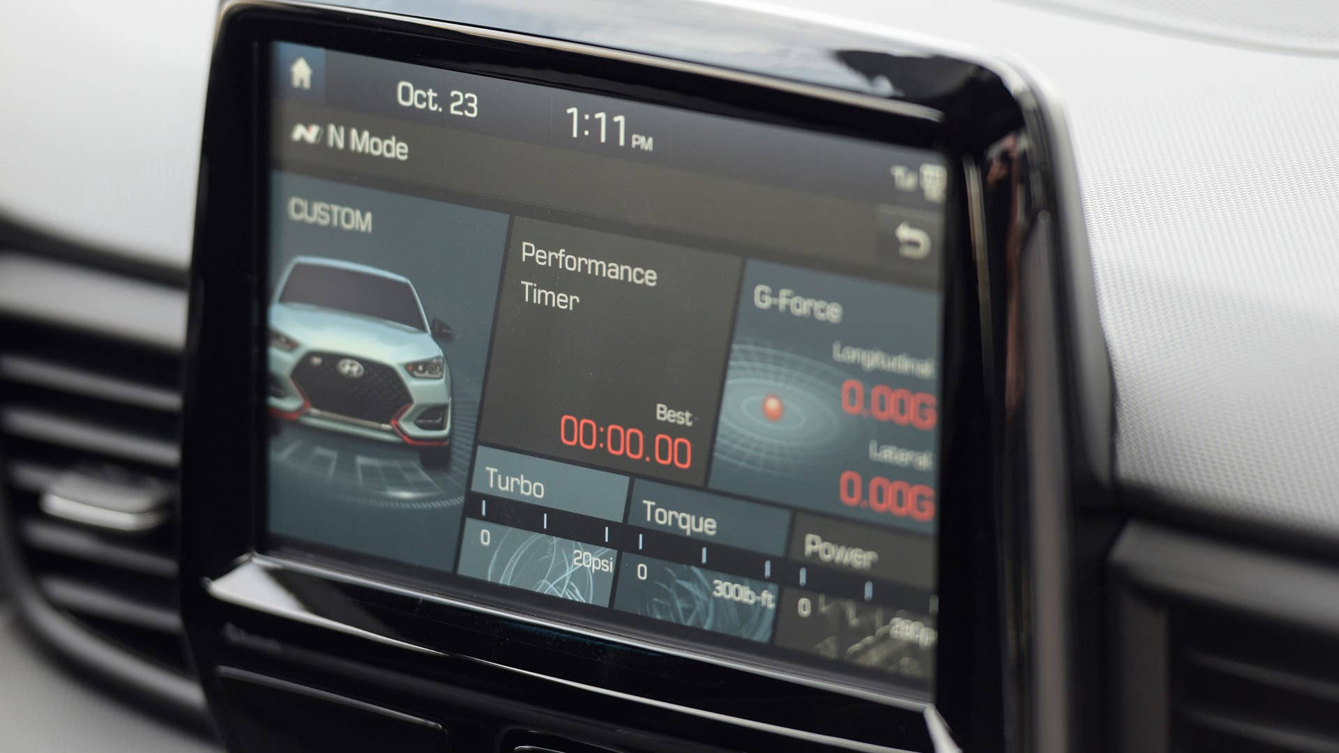 2020 Hyundai Veloster N interior