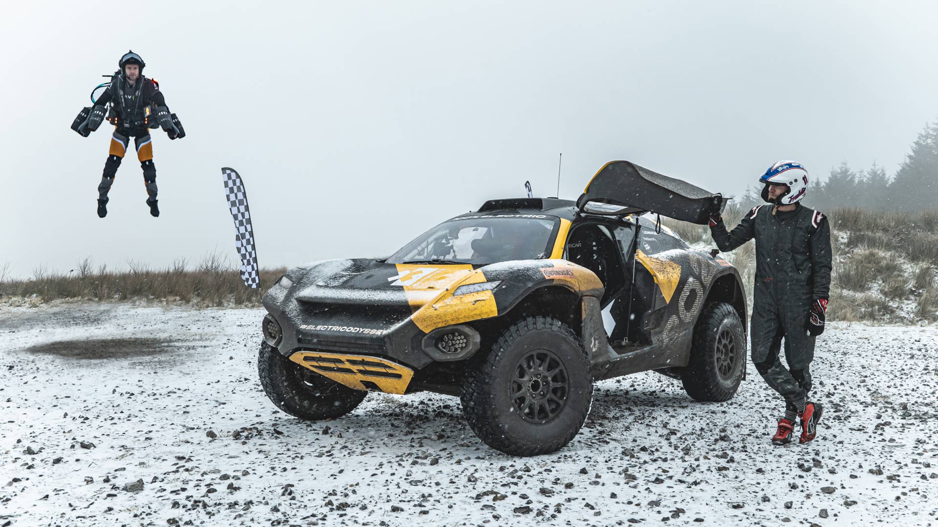 Freddie Flintoff and the Extreme E - Top Gear _ Season 30, Press Pack - Photo Credit: Lee Brimble/BBCA/BBC Studios