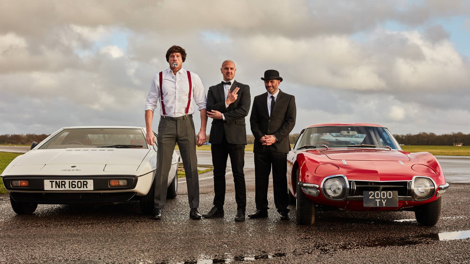 Freddie Flintoff, Paddy McGuinness, Chris Harris - Top Gear _ Season 30, Press Pack - Photo Credit: Alexander Rhind/BBCA/BBC Studios