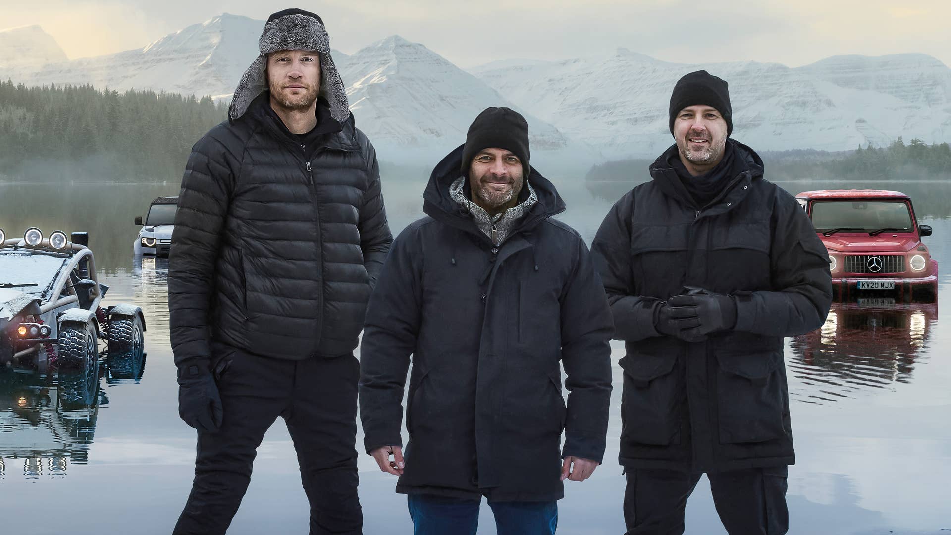 Paddy McGuinness, Chris Harris, Freddie Flintoff - Top Gear _ Season 30, Key Art - Photo Credit: BBCA