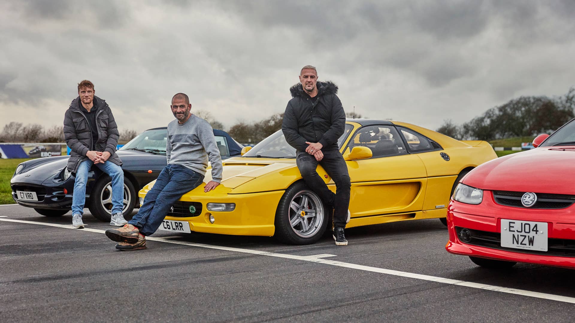 Freddie Flintoff, Paddy McGuinness, Chris Harris - Top Gear _ Season 30, Press Pack - Photo Credit: Alexander Rhind/BBCA/BBC Studios