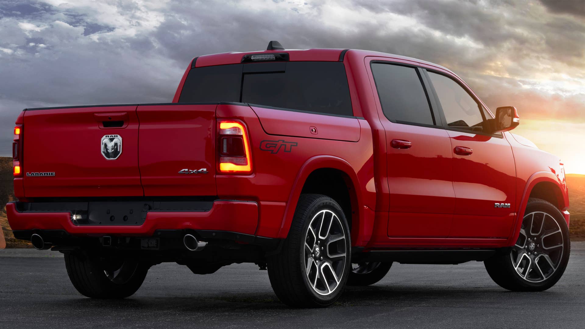 2022 Ram 1500 Laramie G/T rear 3/4
