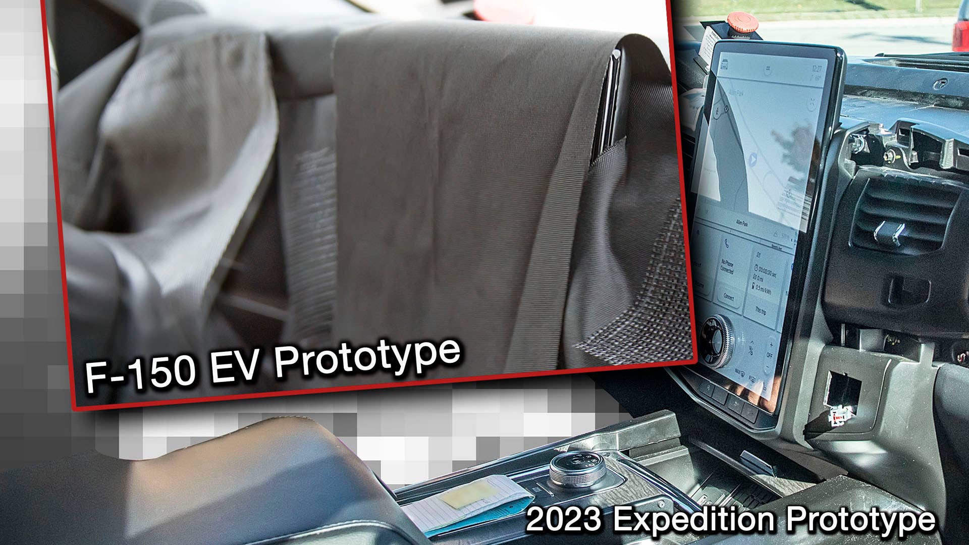 Ford F-150 EV interior