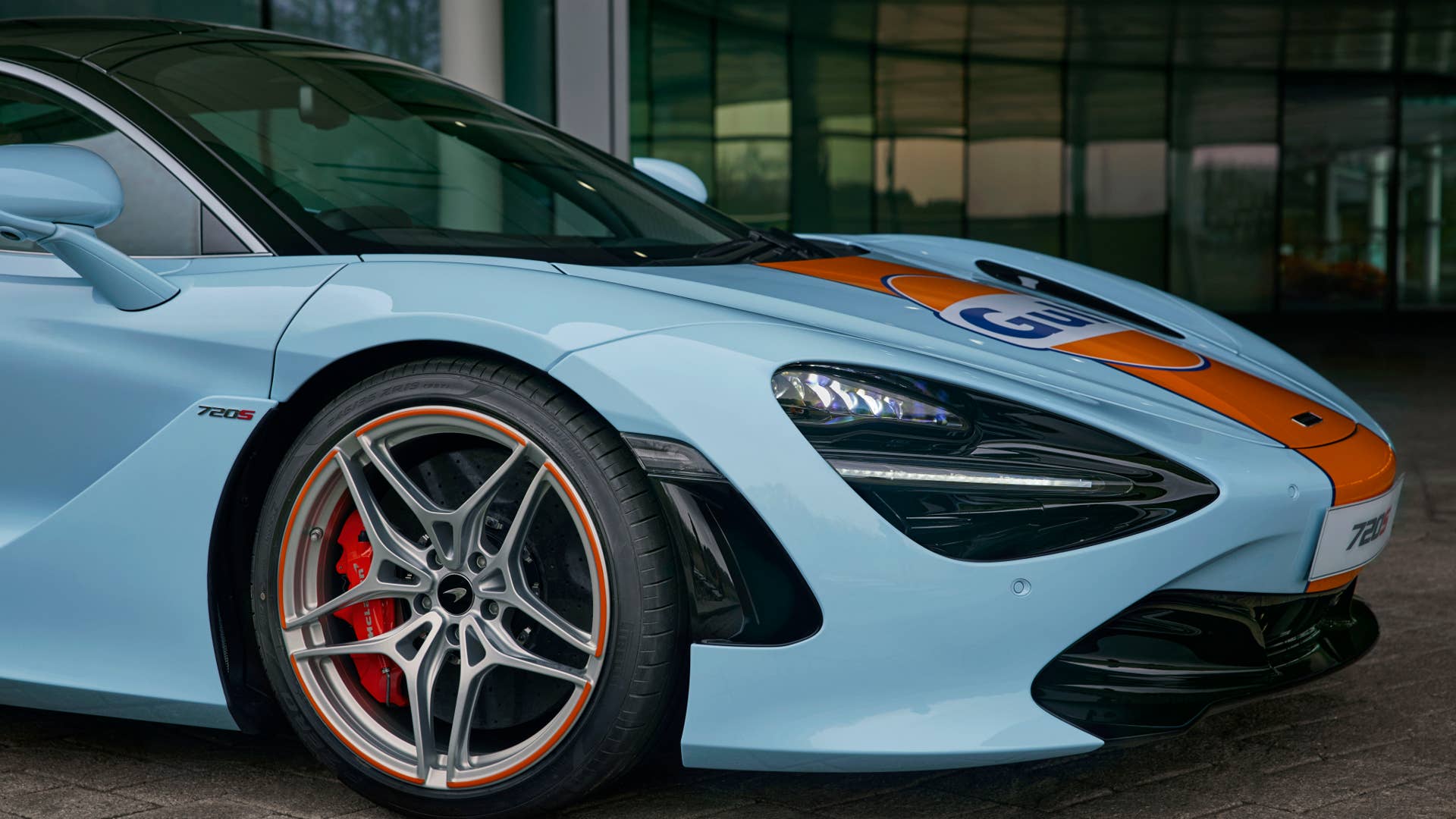 Gulf McLaren 720S photographed at McLaren Technology Centre- Woking UK - March 2021 Ref: Gulf_McLaren_720S-010.TIF
