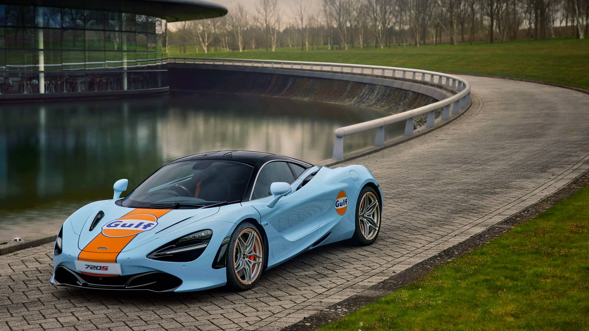 Gulf McLaren 720S photographed at McLaren Technology Centre- Woking UK - March 2021 Ref: Gulf_McLaren_720S-006.TIF