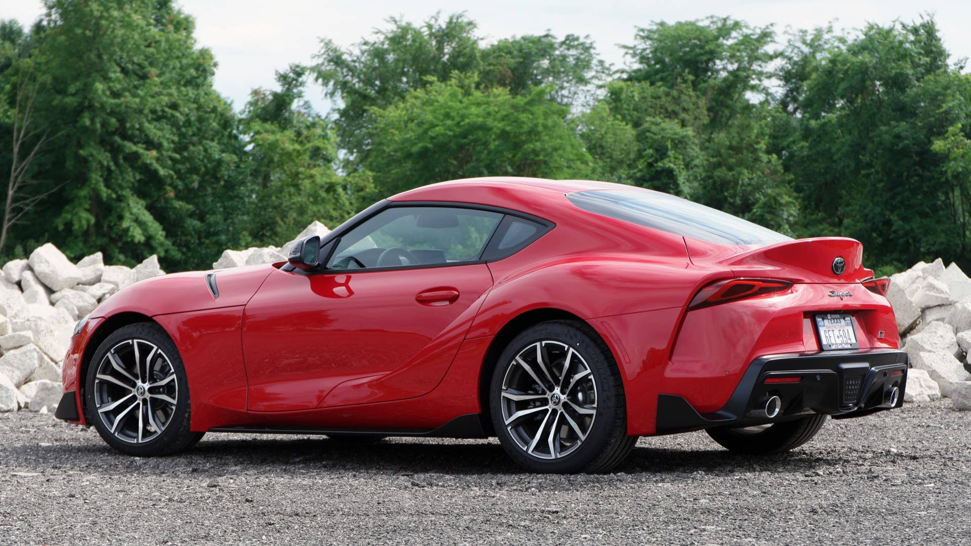 2021 Toyota Supra 2.0 in red