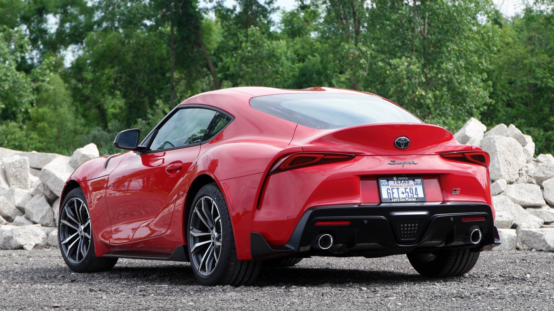 2021 Toyota Supra 2.0 in red