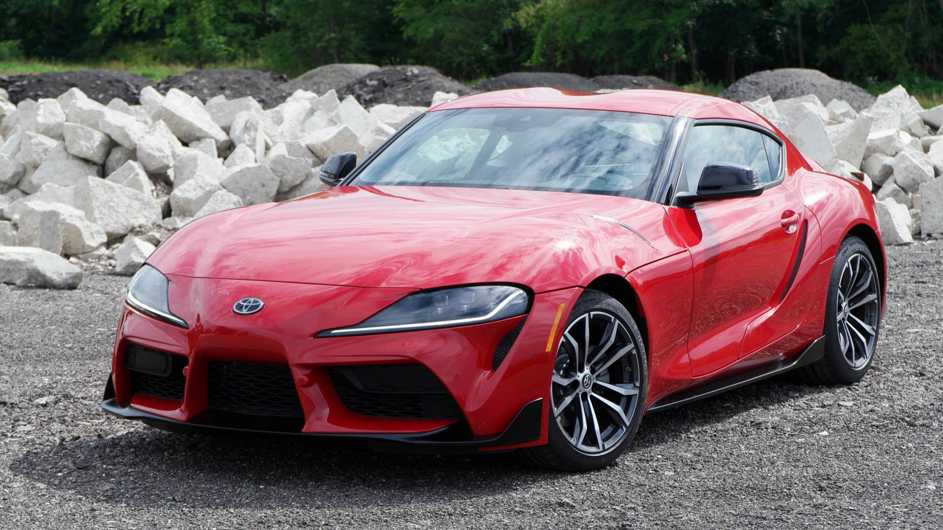 2021 Toyota Supra 2.0 in red