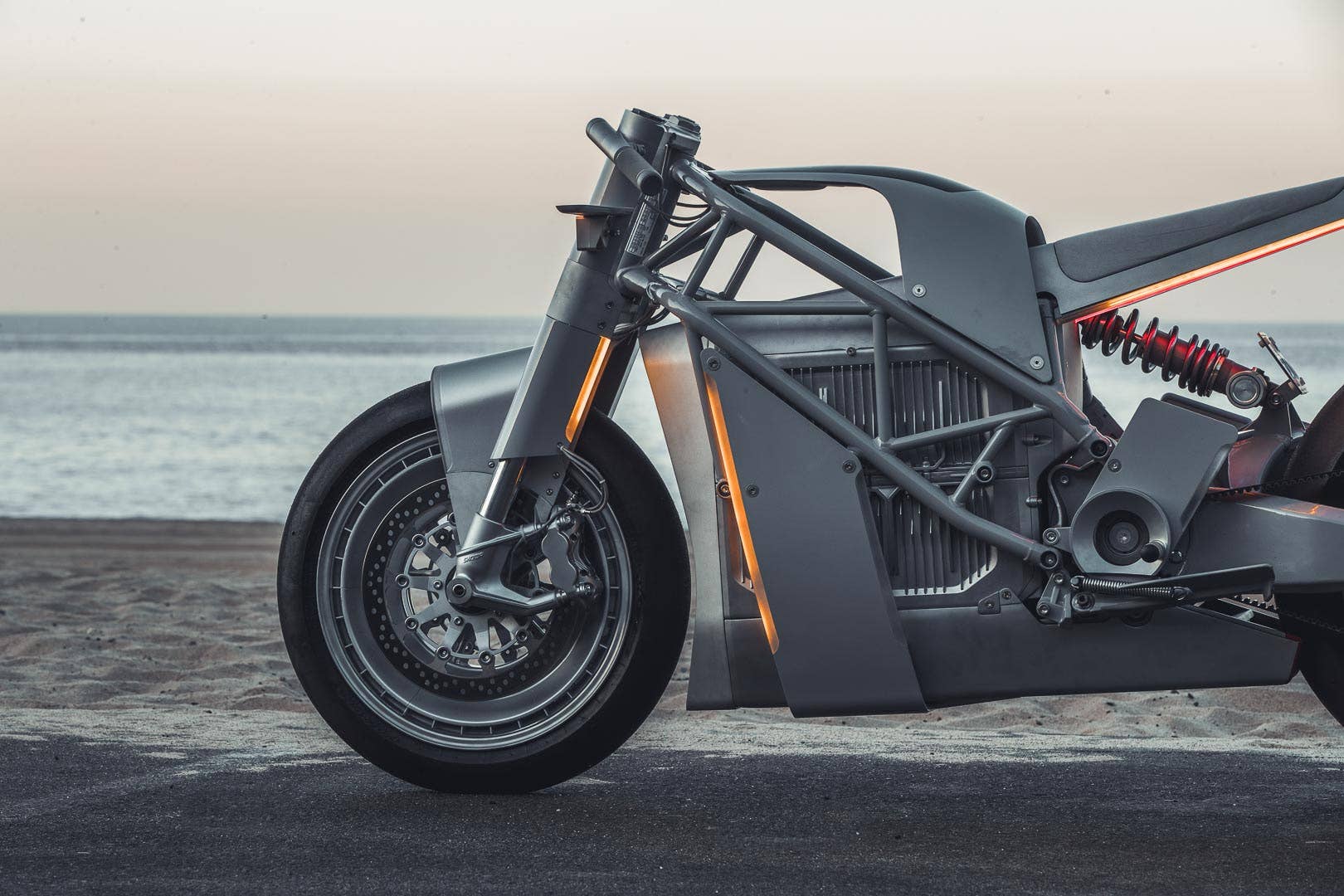 Industrial designer Hugo Eccles turns a Zero S/F into a futuristic ride.