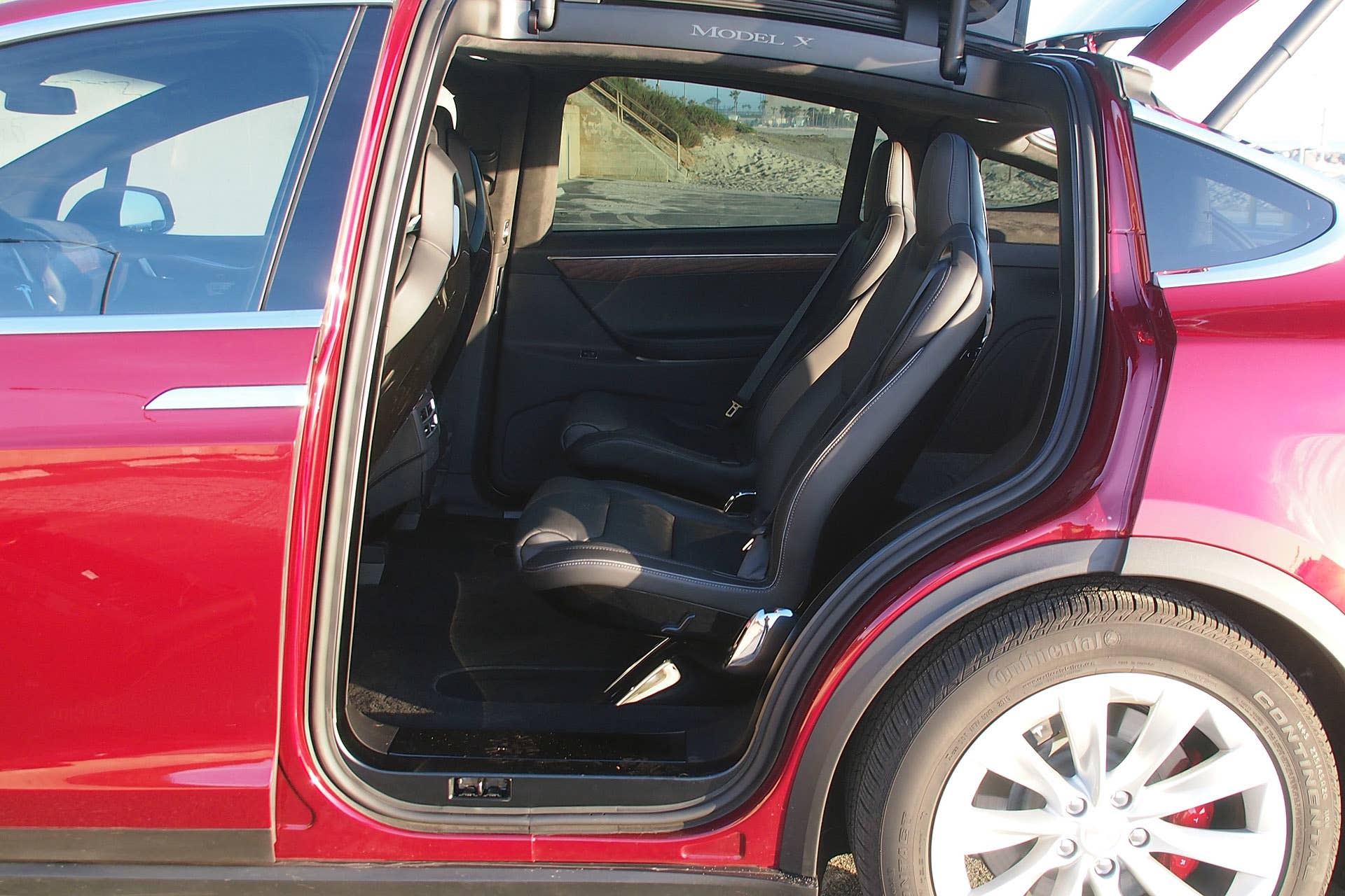 2016 Tesla Model X rear seats