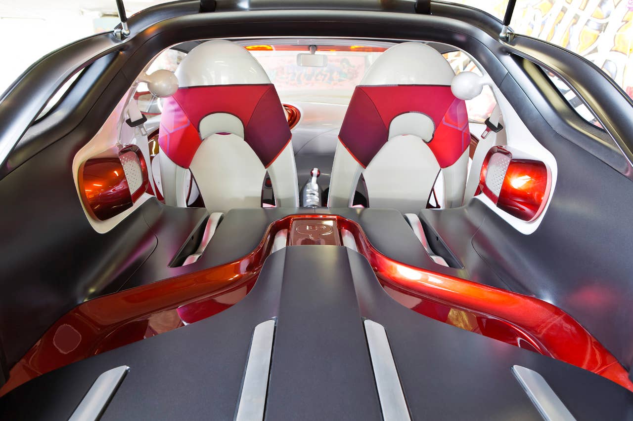 Konzeptfahrzeug smart forstars Exterieur: Lackierung Alubeam rouge, tridion Sicherheitszelle in einem mattem Titanfarbton