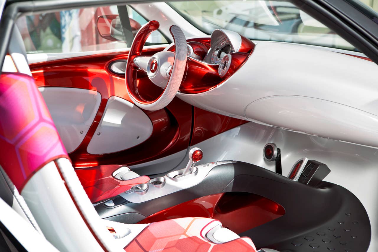 Konzeptfahrzeug smart forstars Exterieur: Lackierung Alubeam rouge, tridion Sicherheitszelle in einem mattem Titanfarbton
