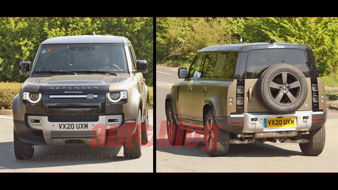 Land Rover Defender V8 prototype