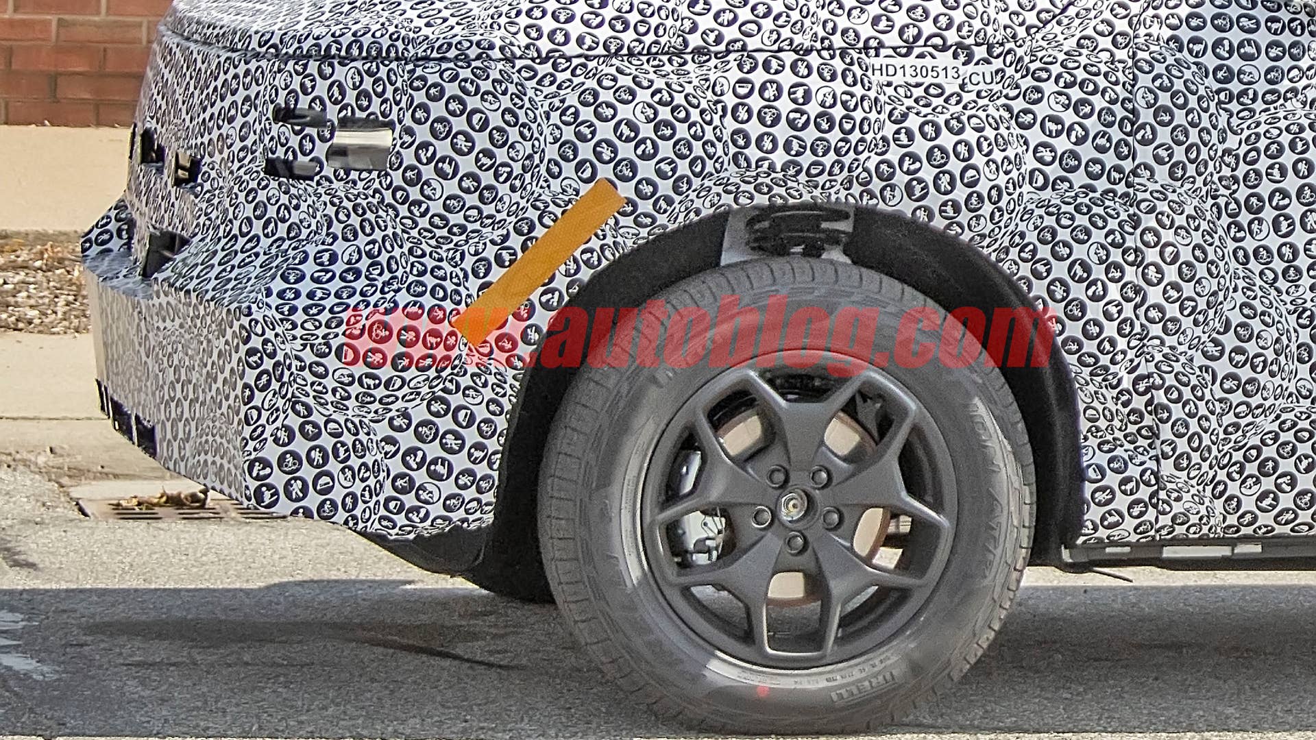 Ford Baby Bronco on the street in camouflage