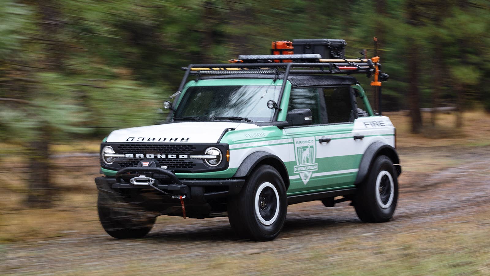 Ford Bronco Wildland Fire Rig Concept is a classy, functional