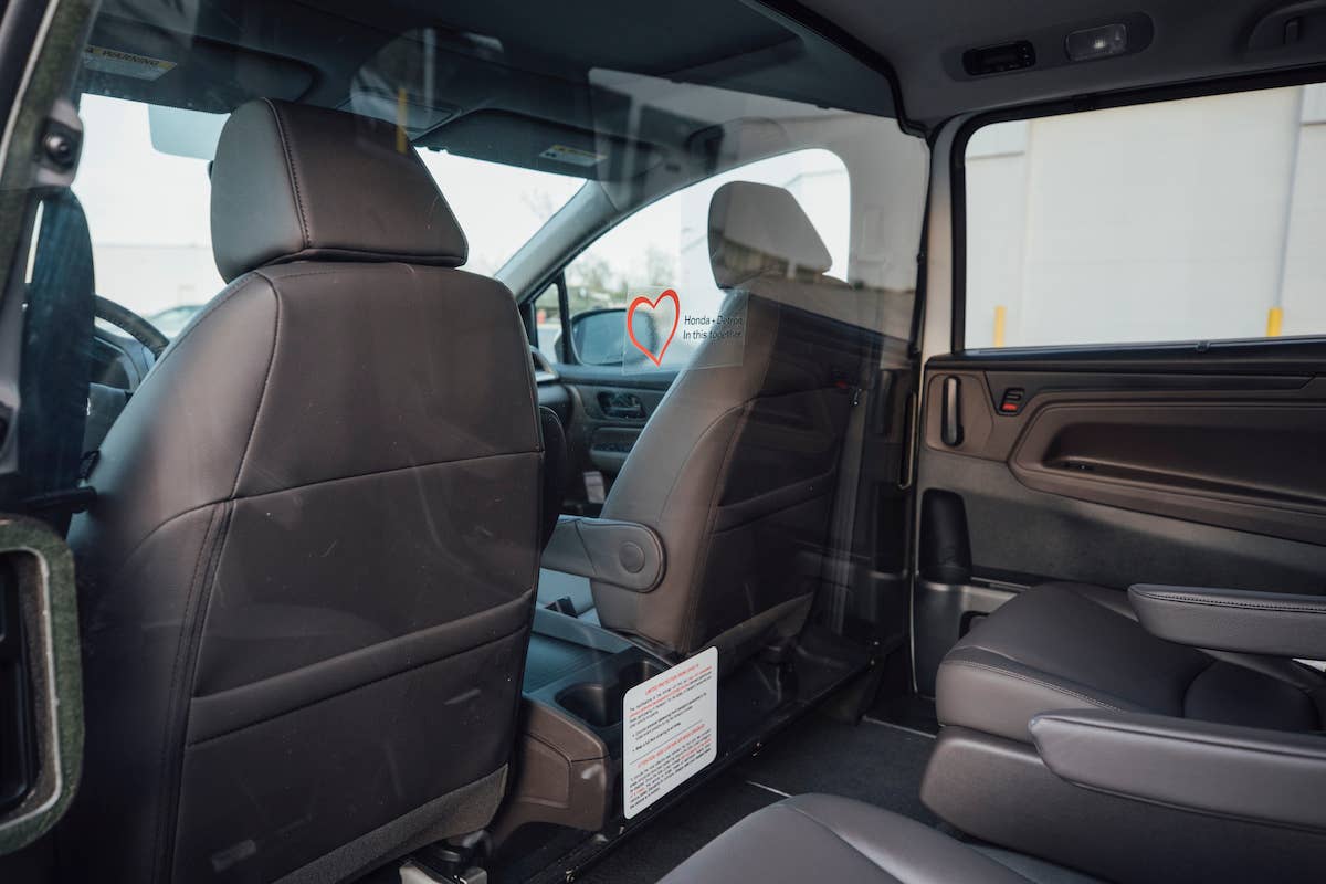 Ten specially outfitted Honda Odyssey minivans will be used to transport Detroit-area residents and healthcare workers to COVID-19 testing.