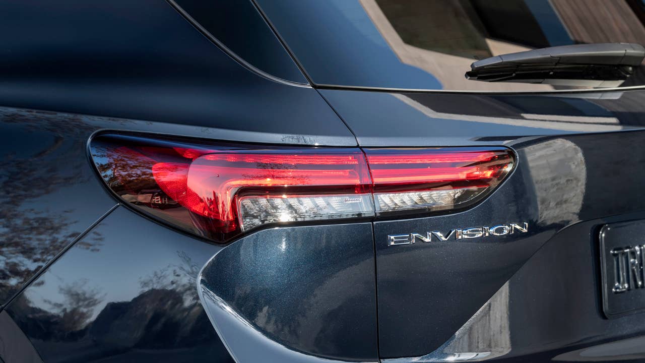 The 2021 Envision has a lower, wider stance with more athletic proportions to appeal to buyers who like the look of a car but want the functionality of an SUV.