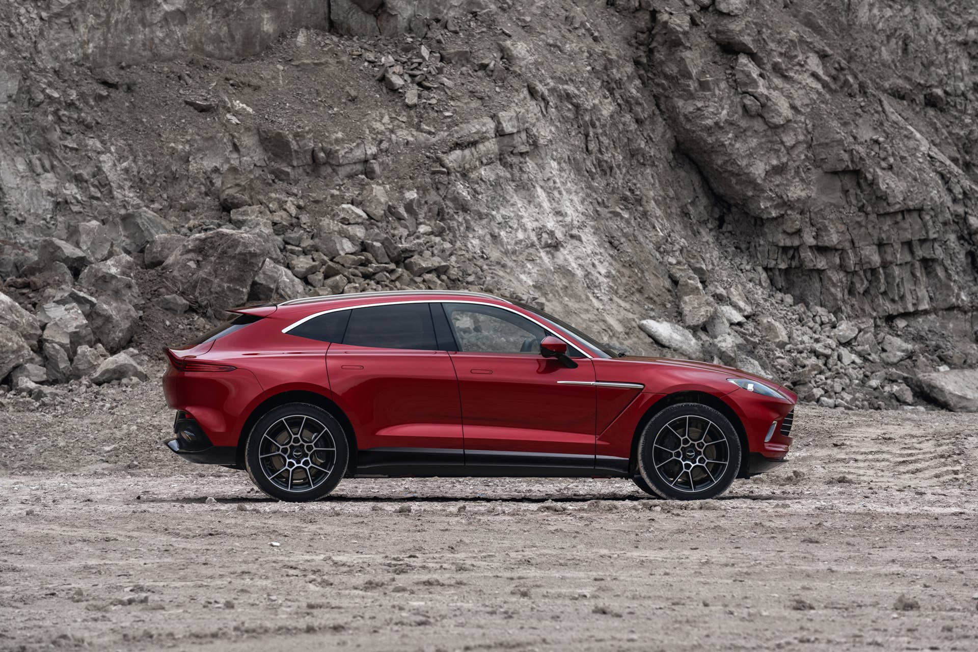 The first SUV from Aston Martin is powered by a twin-turbo V8 producing 542 hp and 516 ft.-lb of torque, getting from 0 to 60mph in 4.3 seconds.