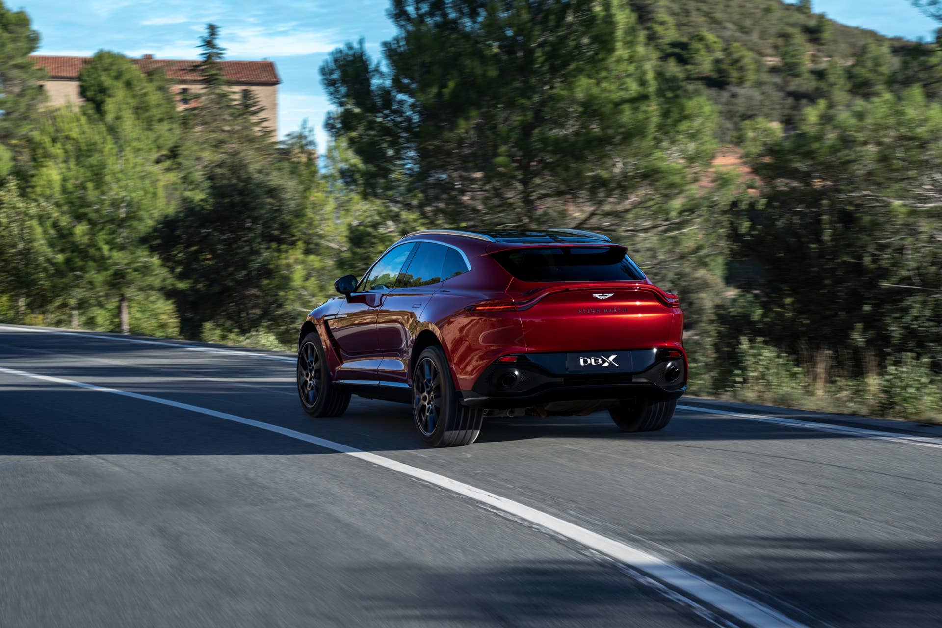 The first SUV from Aston Martin is powered by a twin-turbo V8 producing 542 hp and 516 ft.-lb of torque, getting from 0 to 60mph in 4.3 seconds.