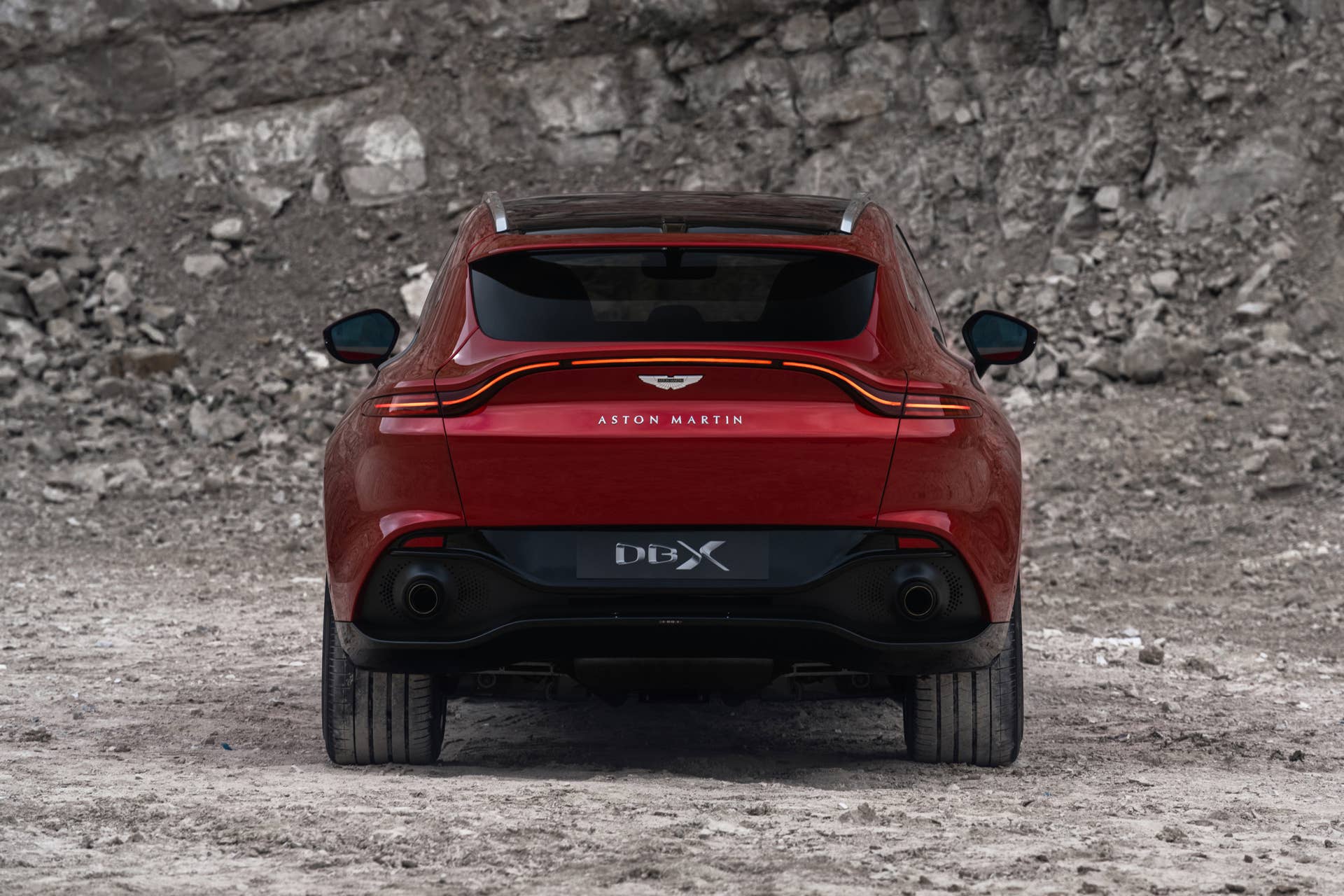 The first SUV from Aston Martin is powered by a twin-turbo V8 producing 542 hp and 516 ft.-lb of torque, getting from 0 to 60mph in 4.3 seconds.