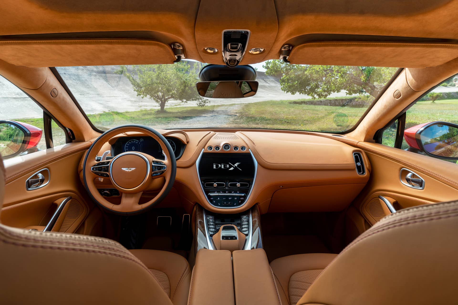 The first SUV from Aston Martin is powered by a twin-turbo V8 producing 542 hp and 516 ft.-lb of torque, getting from 0 to 60mph in 4.3 seconds.