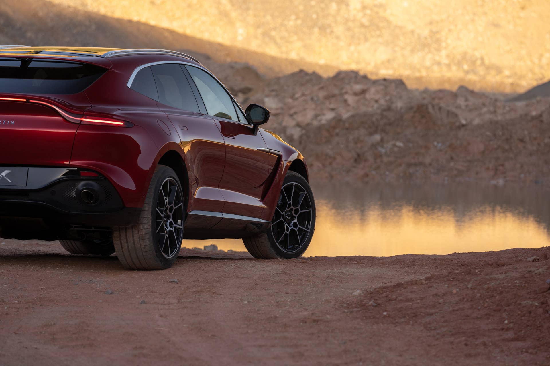 The first SUV from Aston Martin is powered by a twin-turbo V8 producing 542 hp and 516 ft.-lb of torque, getting from 0 to 60mph in 4.3 seconds.