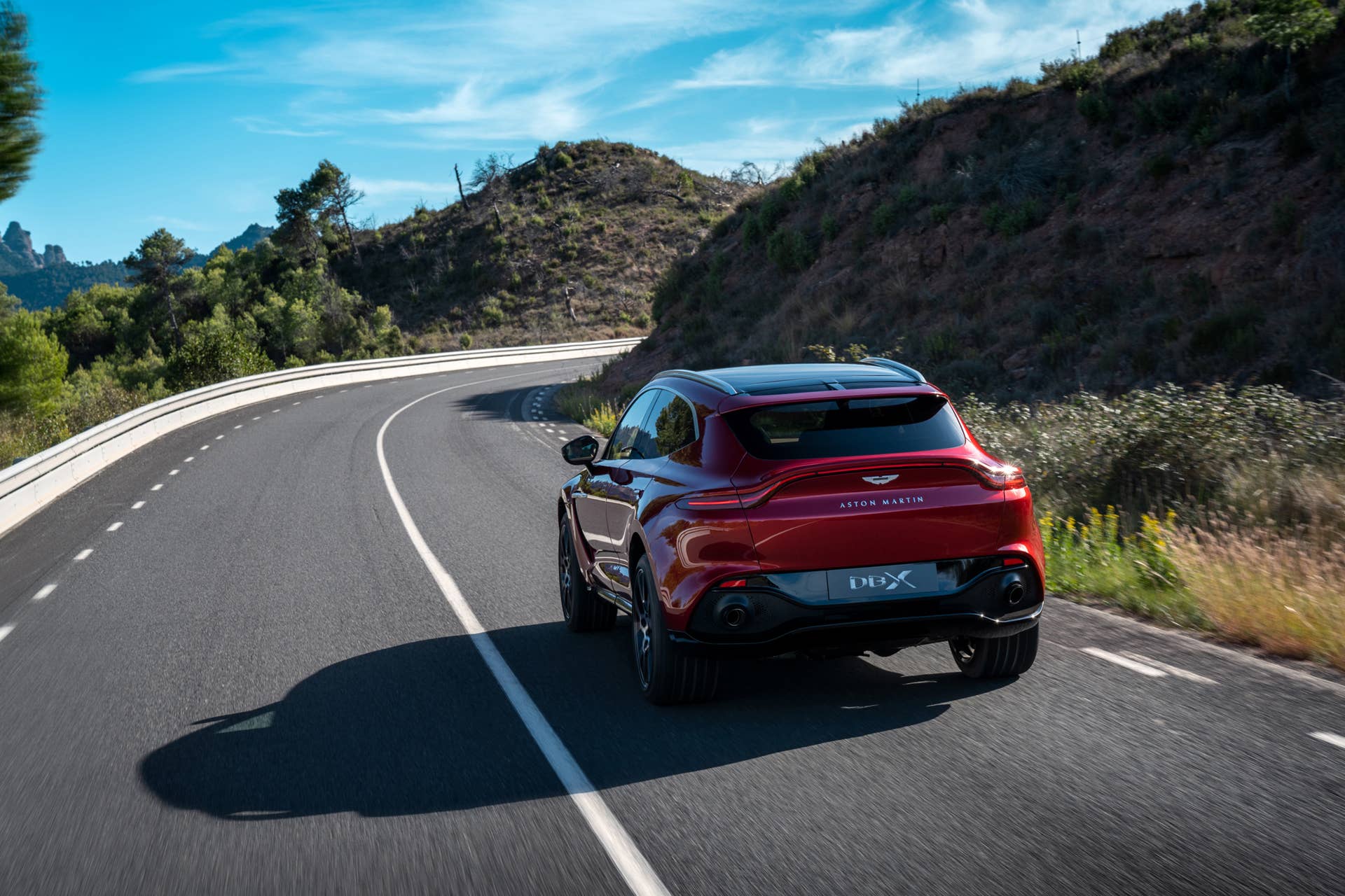 The first SUV from Aston Martin is powered by a twin-turbo V8 producing 542 hp and 516 ft.-lb of torque, getting from 0 to 60mph in 4.3 seconds.