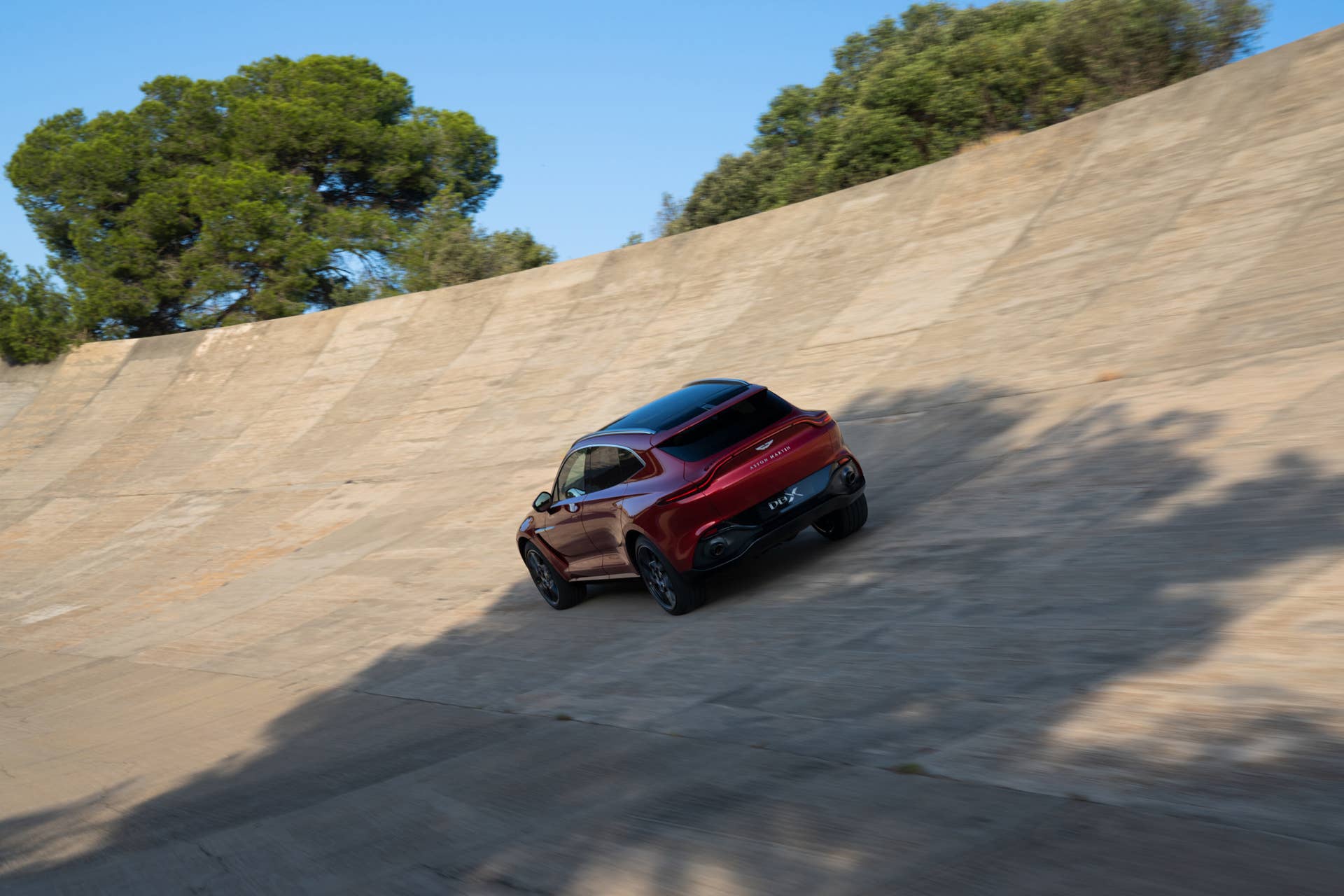The first SUV from Aston Martin is powered by a twin-turbo V8 producing 542 hp and 516 ft.-lb of torque, getting from 0 to 60mph in 4.3 seconds.
