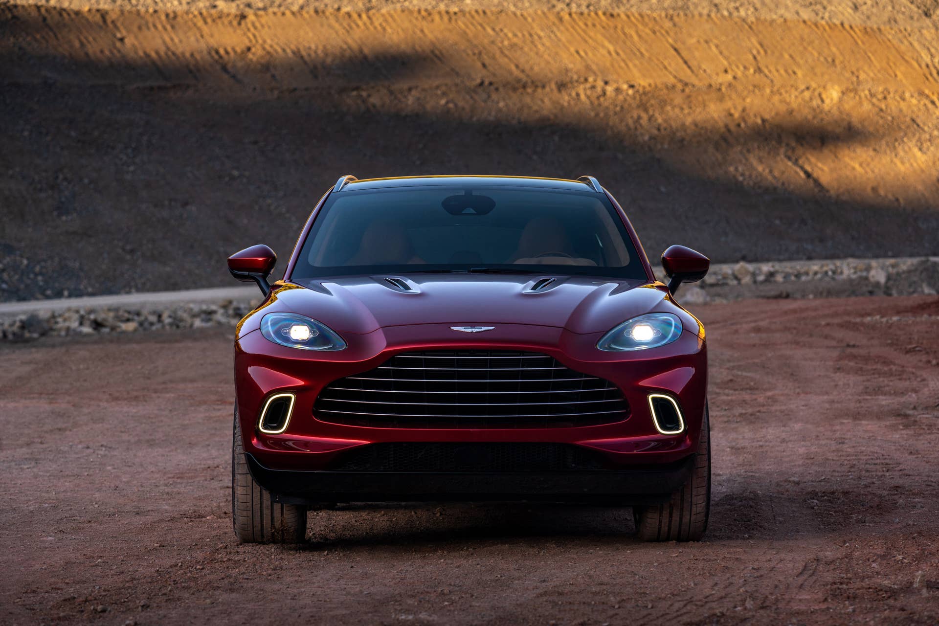 The first SUV from Aston Martin is powered by a twin-turbo V8 producing 542 hp and 516 ft.-lb of torque, getting from 0 to 60mph in 4.3 seconds.