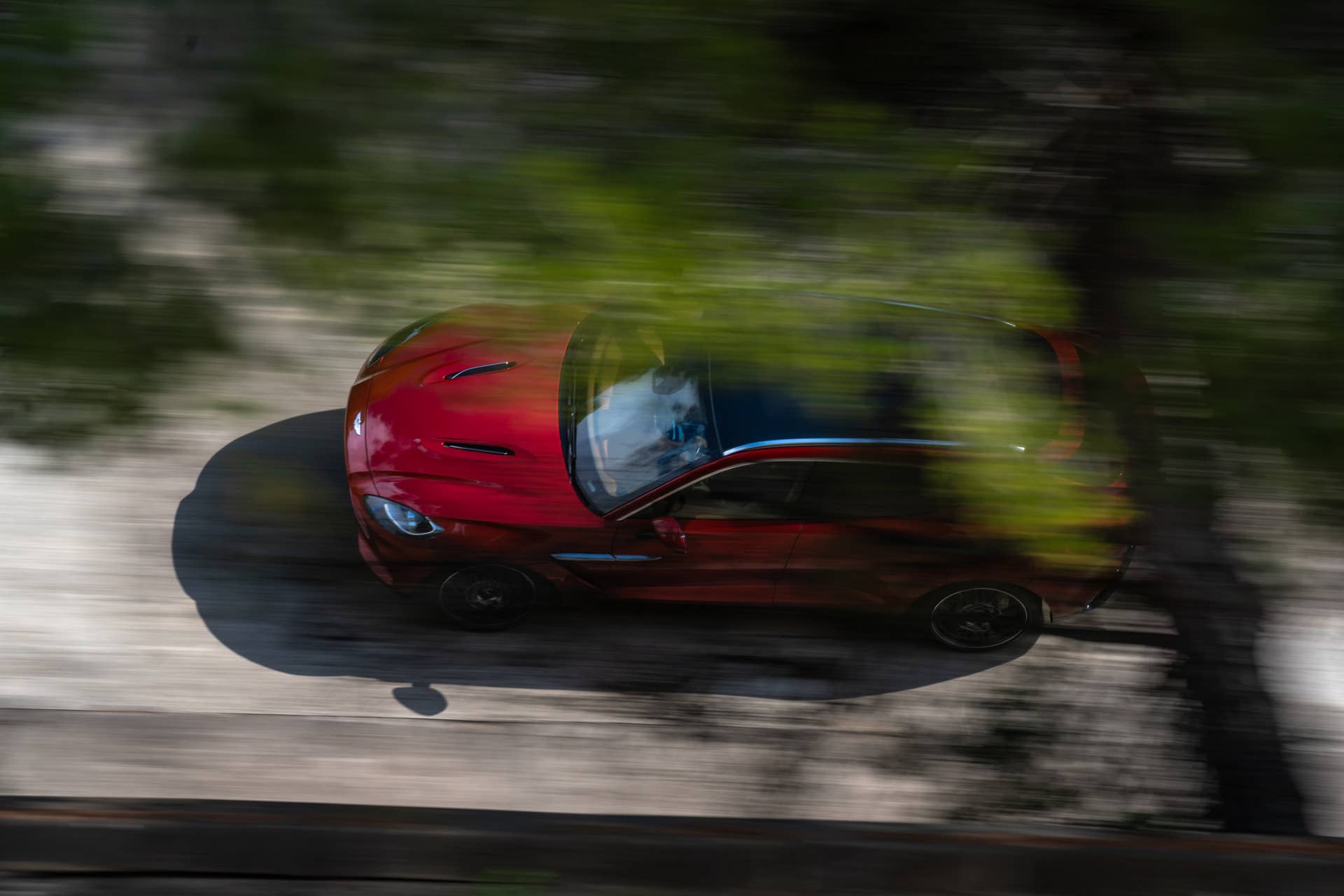 The first SUV from Aston Martin is powered by a twin-turbo V8 producing 542 hp and 516 ft.-lb of torque, getting from 0 to 60mph in 4.3 seconds.