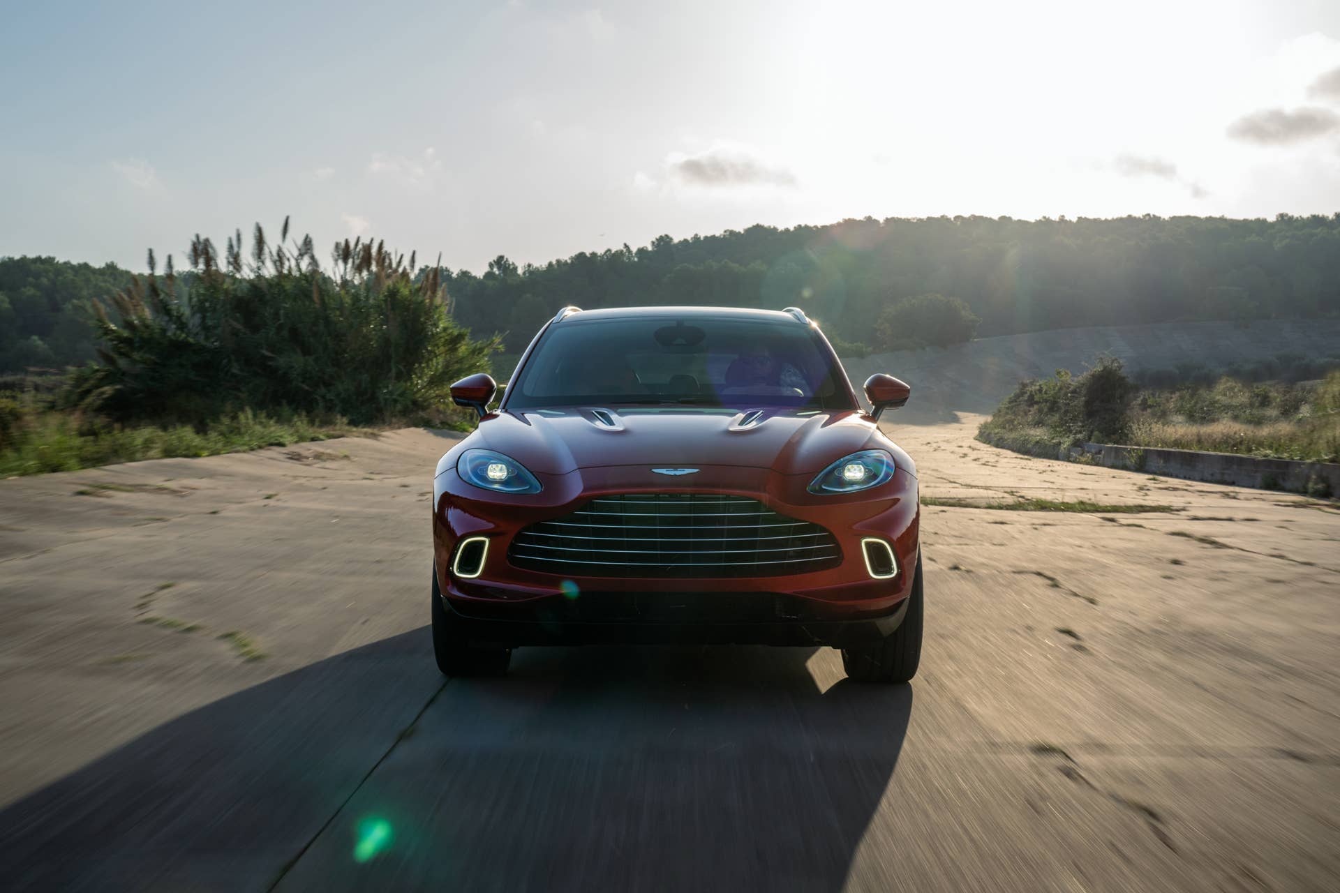 The first SUV from Aston Martin is powered by a twin-turbo V8 producing 542 hp and 516 ft.-lb of torque, getting from 0 to 60mph in 4.3 seconds.
