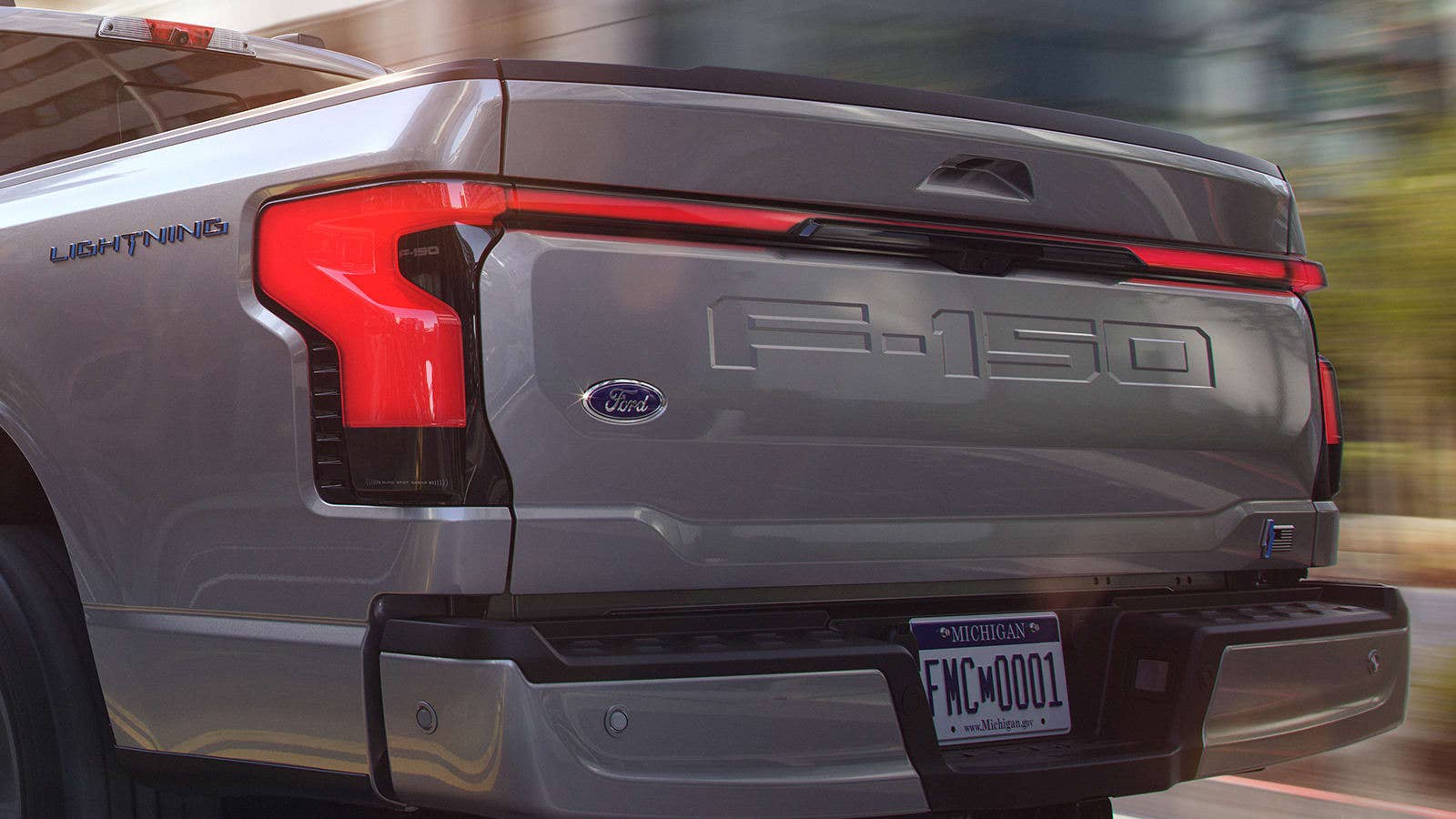 2022 Ford F-150 Lightning tailgate