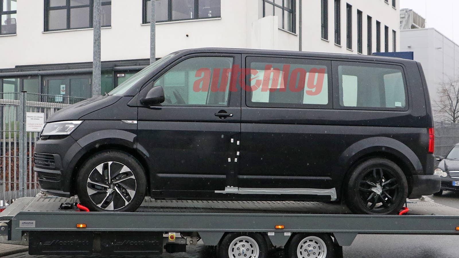 VW ID. Buzz test mule