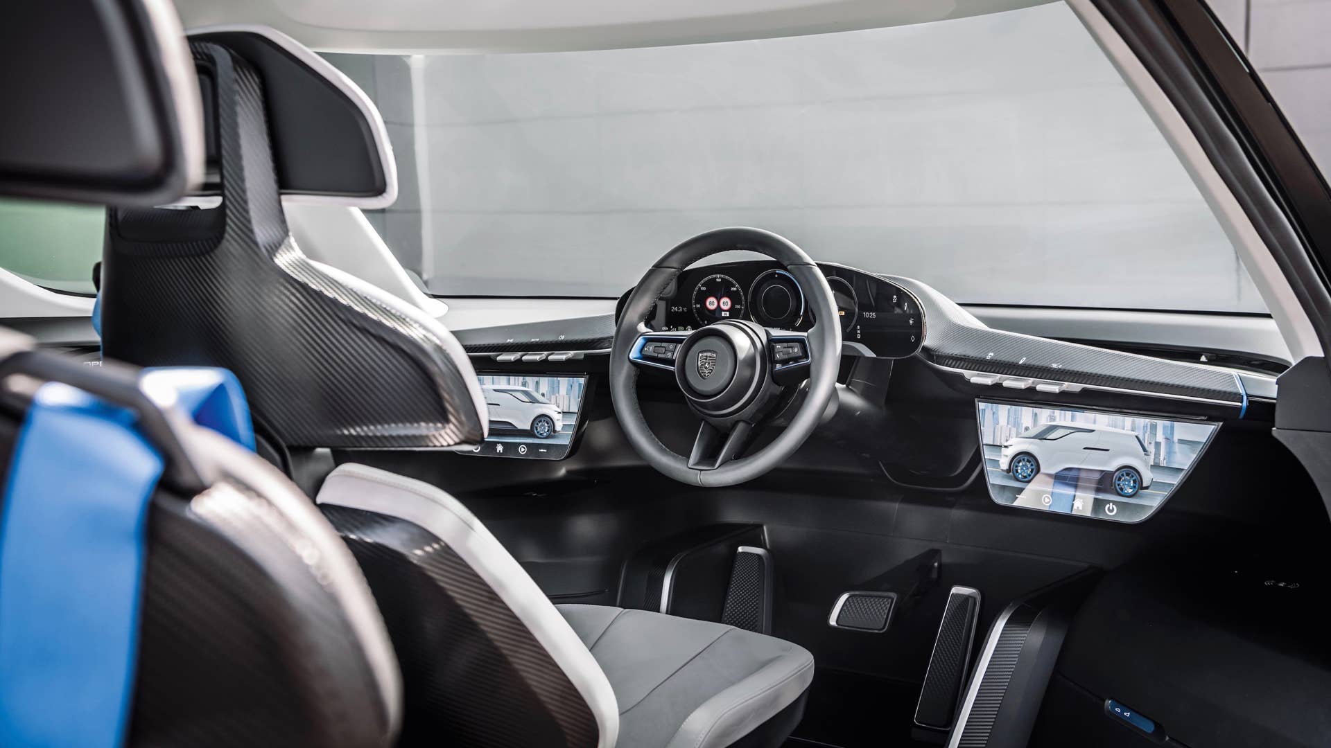 Porsche Vision Renndienst minivan gets futuristic 3-row layout - Autoblog