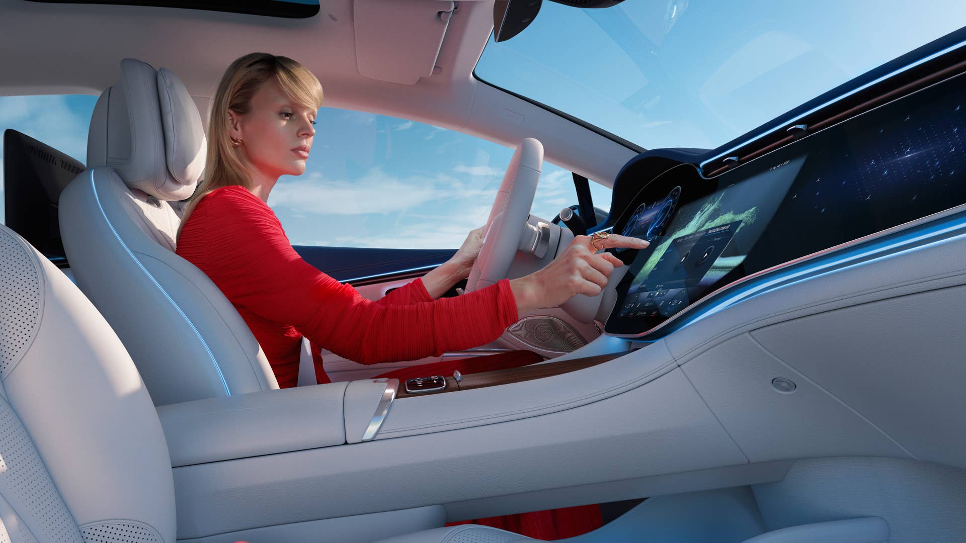Mercedes-EQ, EQS;Stromverbrauch kombiniert: 19,1-16,0 kWh/100 km; CO2-Emissionen: 0 g/km