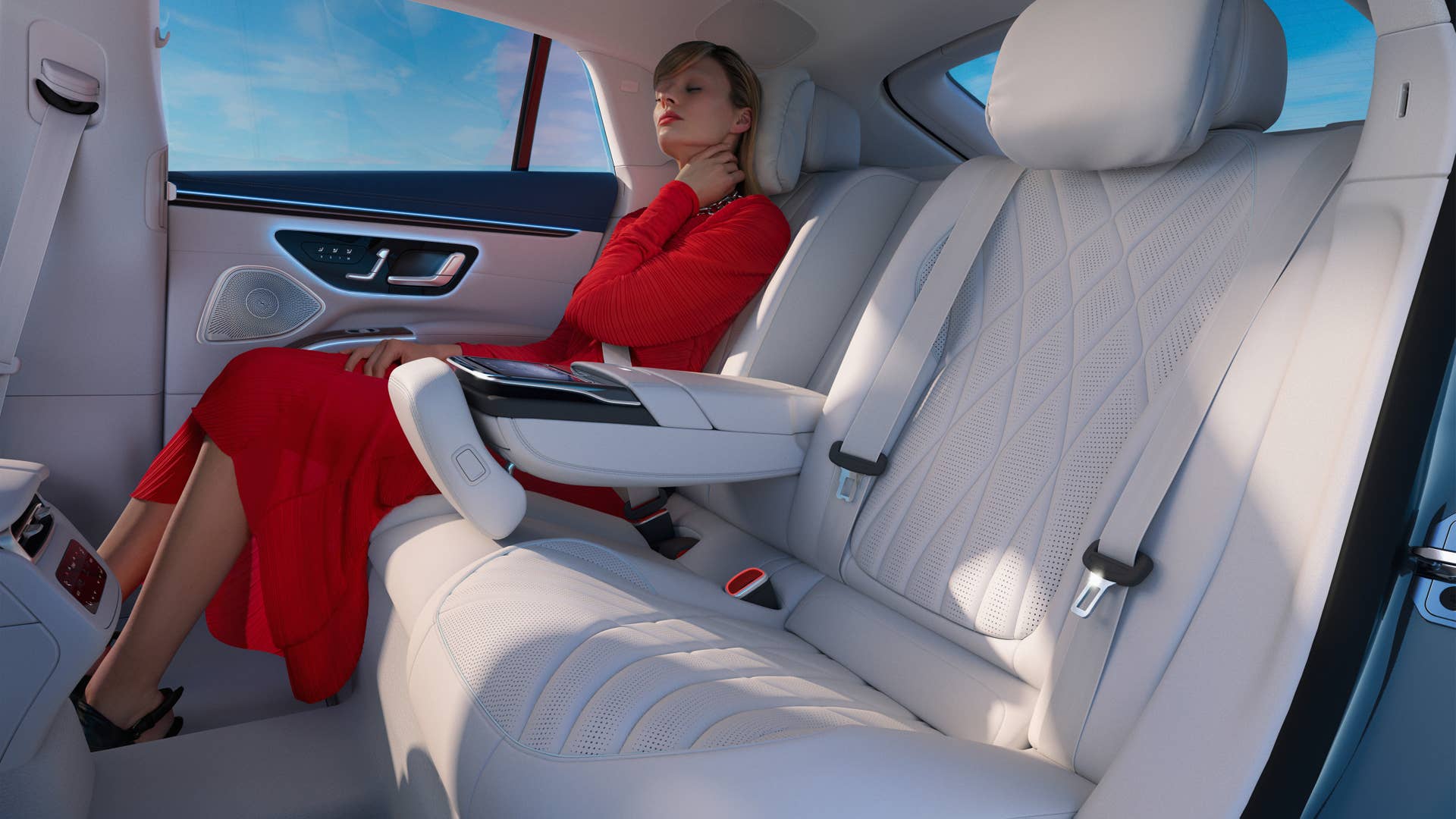 Mercedes-EQ, EQS;Stromverbrauch kombiniert: 19,1-16,0 kWh/100 km; CO2-Emissionen: 0 g/km