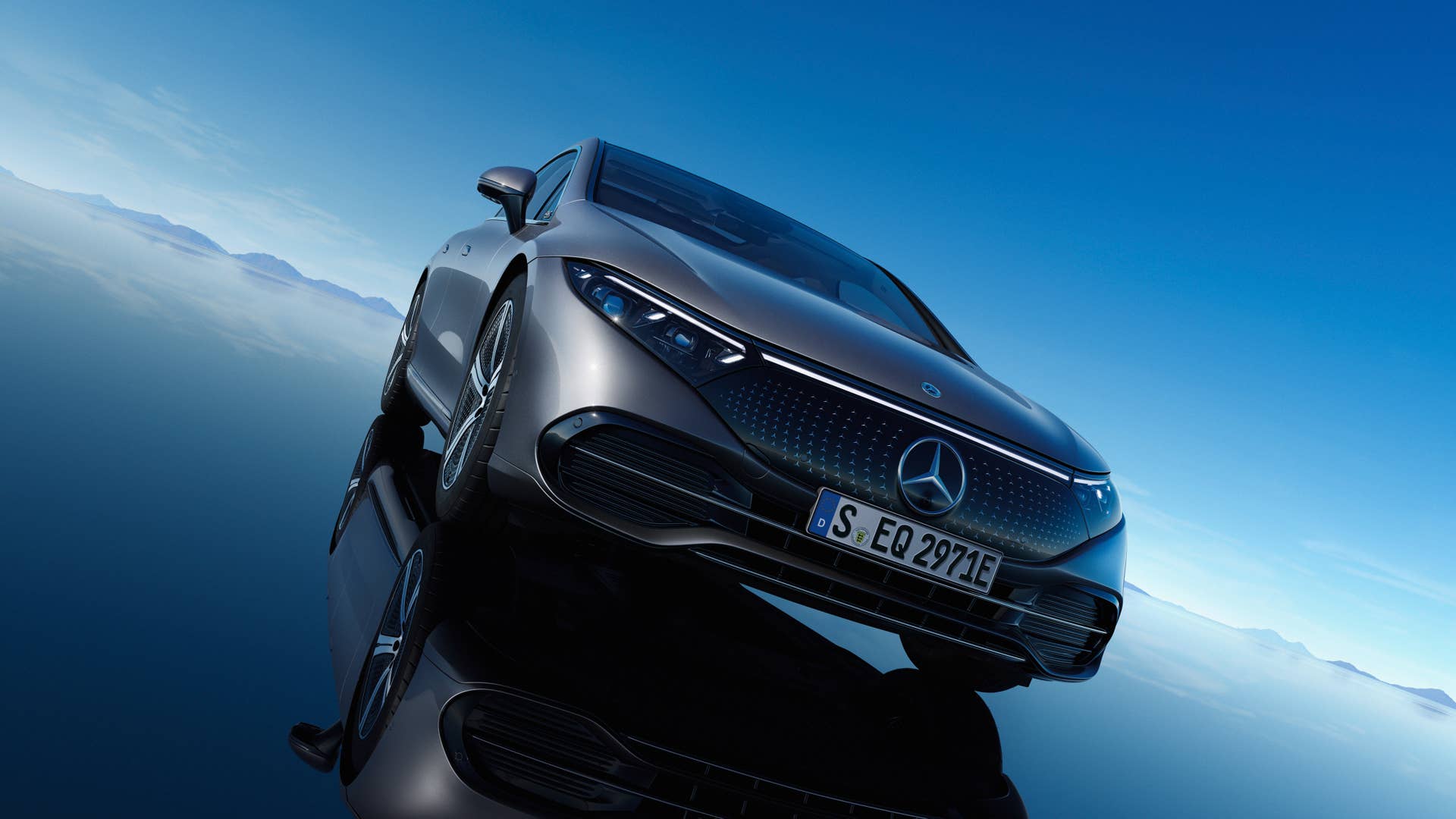 Mercedes-EQ, EQS;Stromverbrauch kombiniert: 19,1-16,0 kWh/100 km; CO2-Emissionen: 0 g/km