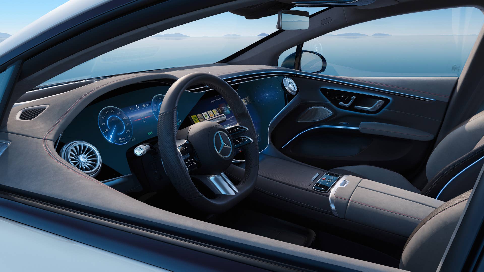 Mercedes-EQ, EQS;Stromverbrauch kombiniert: 20,0-16,9 kWh/100 km; CO2-Emissionen: 0 g/km