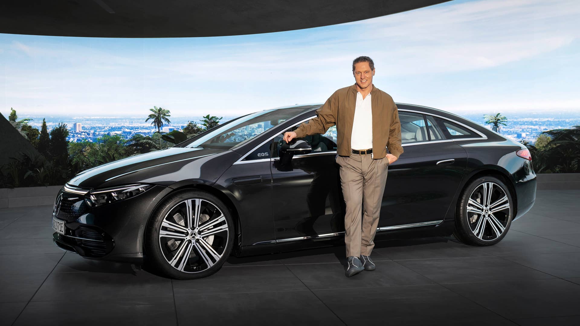 Der neue EQS, präsentiert von Gorden Wagener; Gorden Wagener Chief Design Officer Daimler Group The new EQS, presented by Gorden Wagener; Gorden Wagener Chief Design Officer Daimler Group