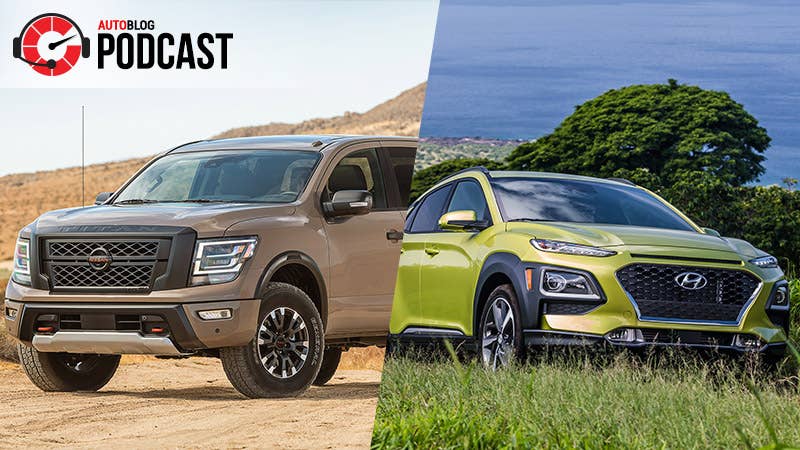 Nissan Titan and Hyundai Kona